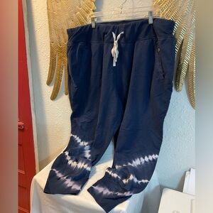 Lane Bryant Livi Active tie dye joggers with pockets size 22/24